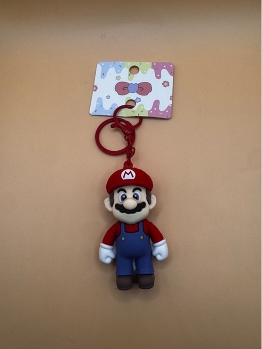 Super Mario Keychain Backpack Hook New